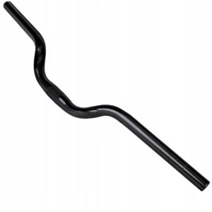 KIEROWNICA ROWEROWA GIĘTA DO ROWERU 25.4MM/640MM CZARNA BŁYSZCZĄCA